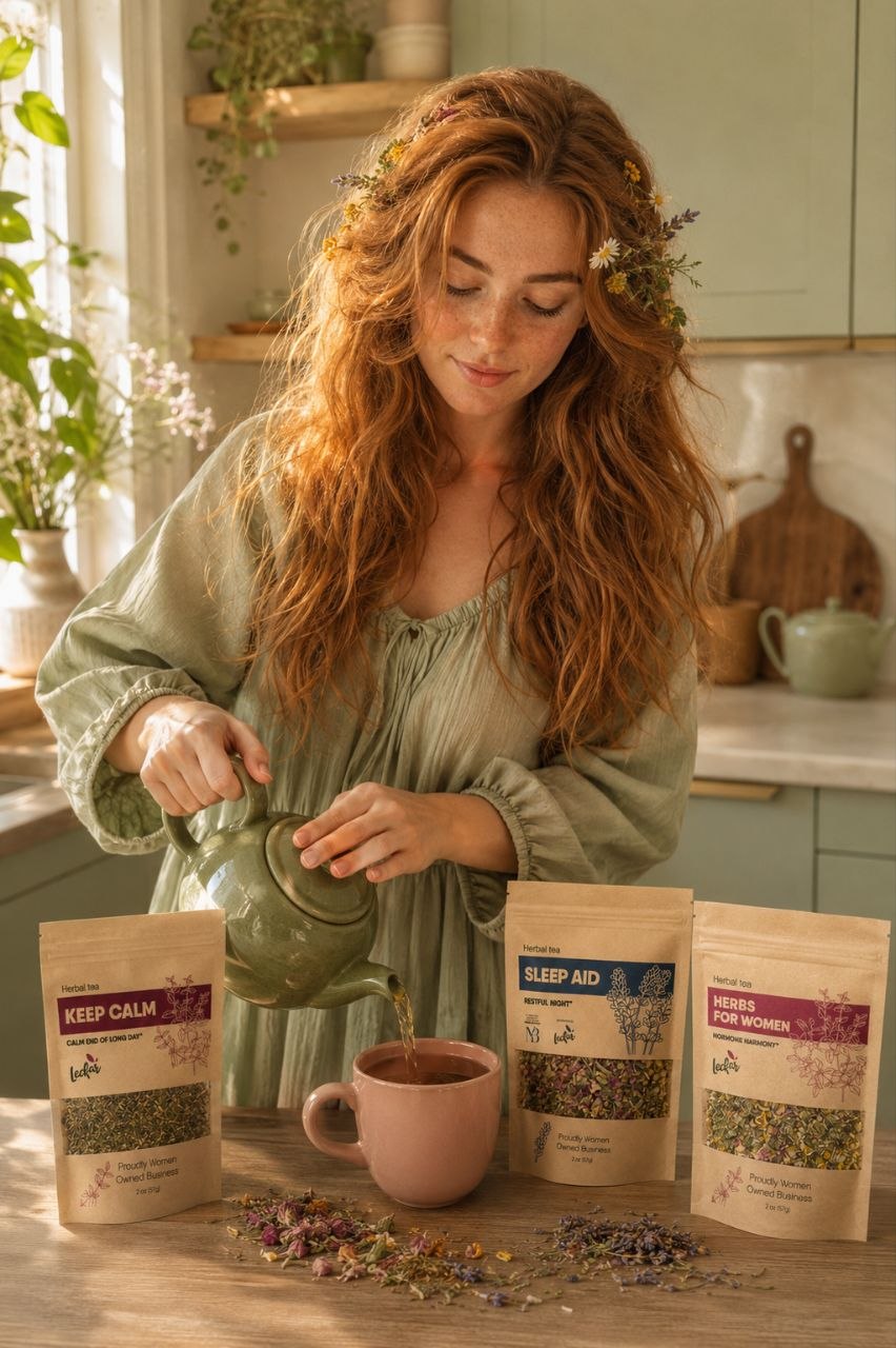 Leckar — болгарські трав'яні чаї Sleep Aid, Keep Calm, Herbs for Women